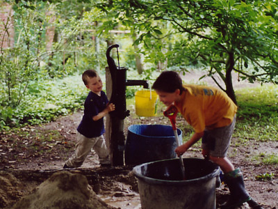 Garten zum spielen